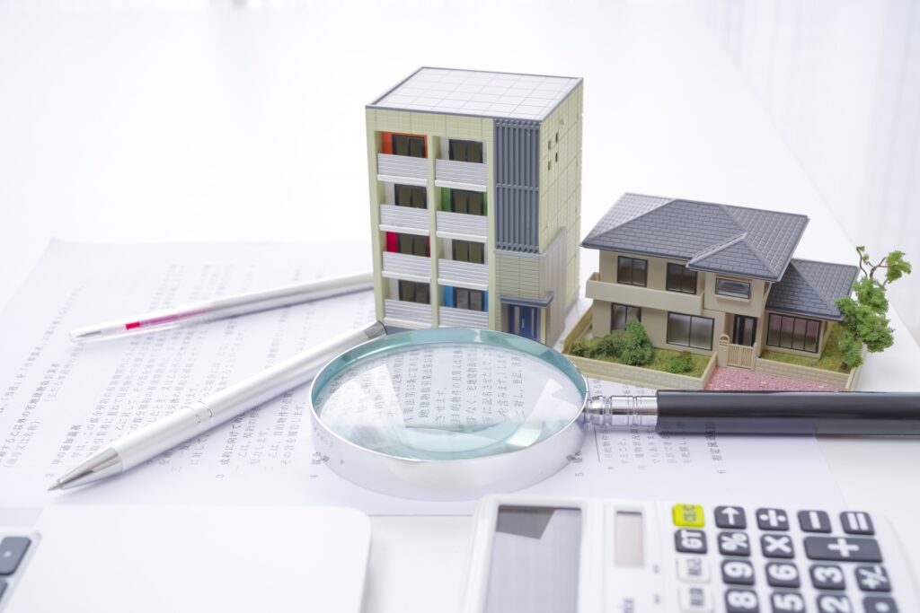 不動産を査定しているイメージ